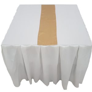 Fehér napszövet asztalkasír asztalszoknya